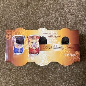 New - Samba Milano High Quality Glass - 6 Pieces